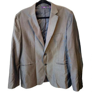 American Rag Slim Fit Gray 2Button  Blazer Men Size L Pockets